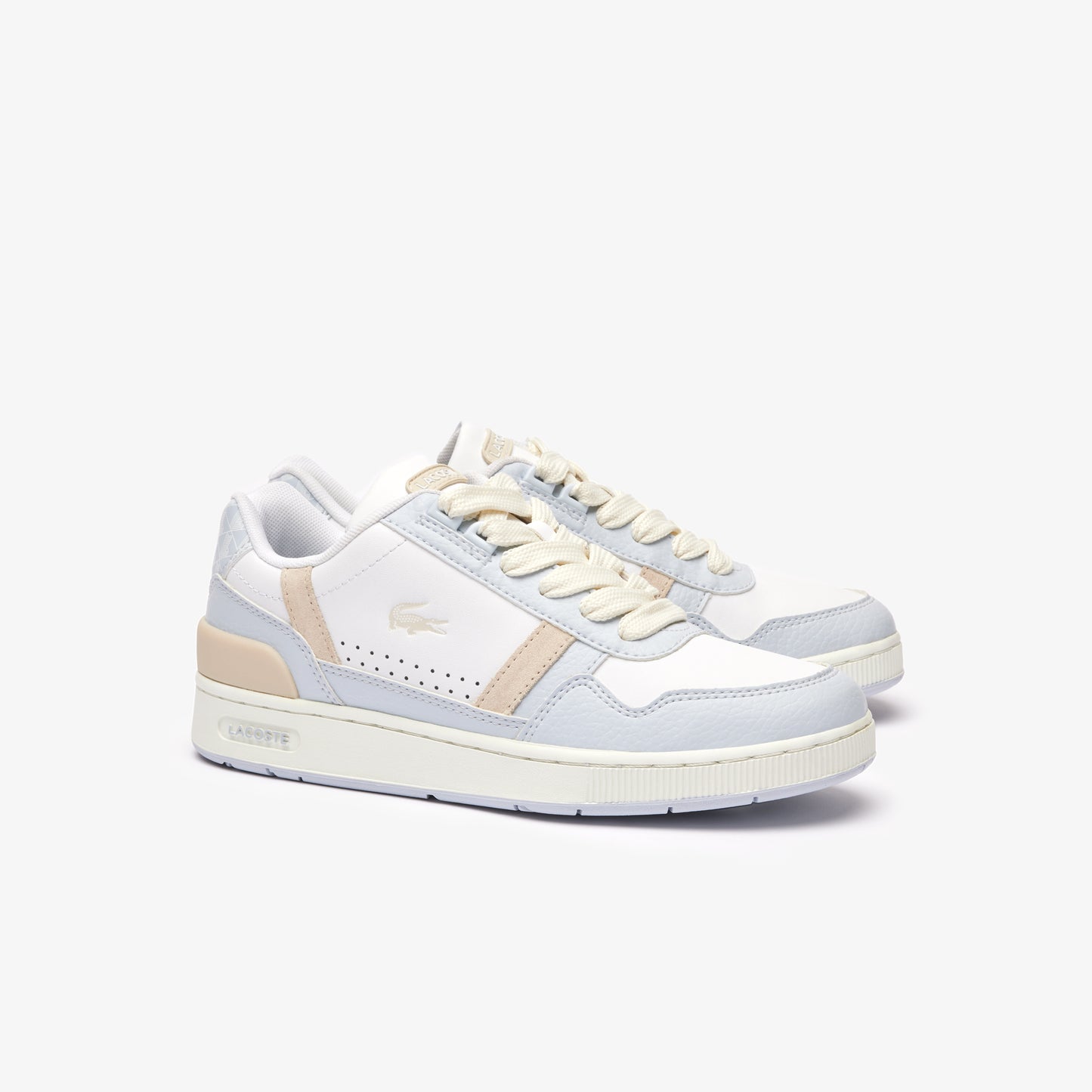 Lacoste T-clip Monogram Kadın Beyaz Sneaker