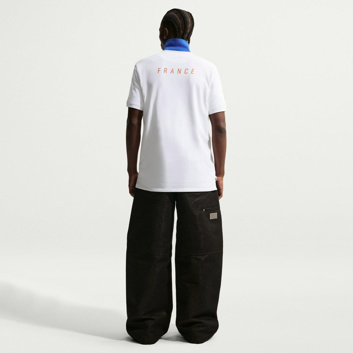 Nike Fransa The Dri-fıt 2.0 Erkek Beyaz Futbol Polo T-shirt