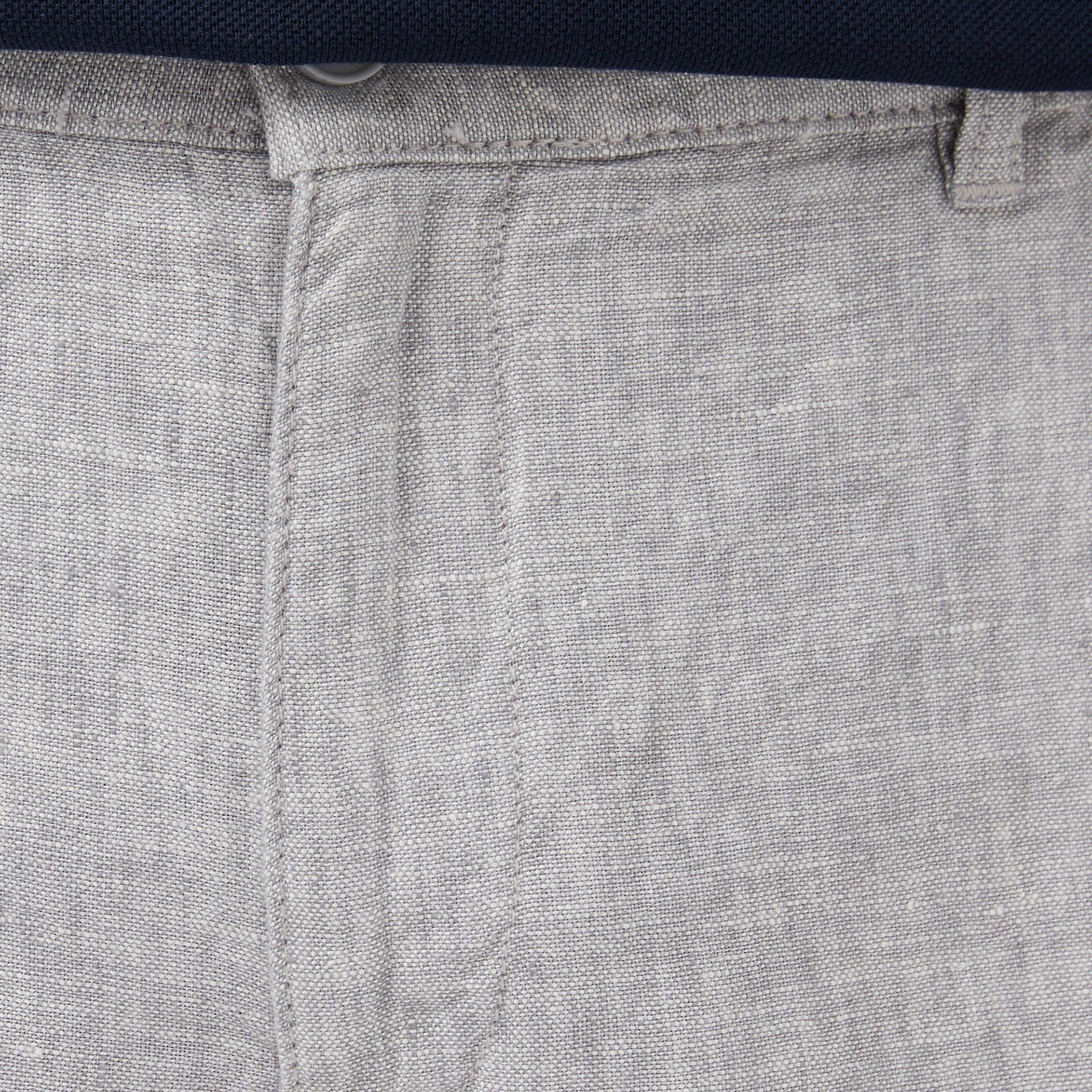 Nautica Erkek Gri Regular Fit Keten Şort