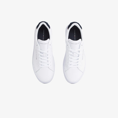Tommy Hilfiger Court Leather Erkek Beyaz Spor Ayakkabı