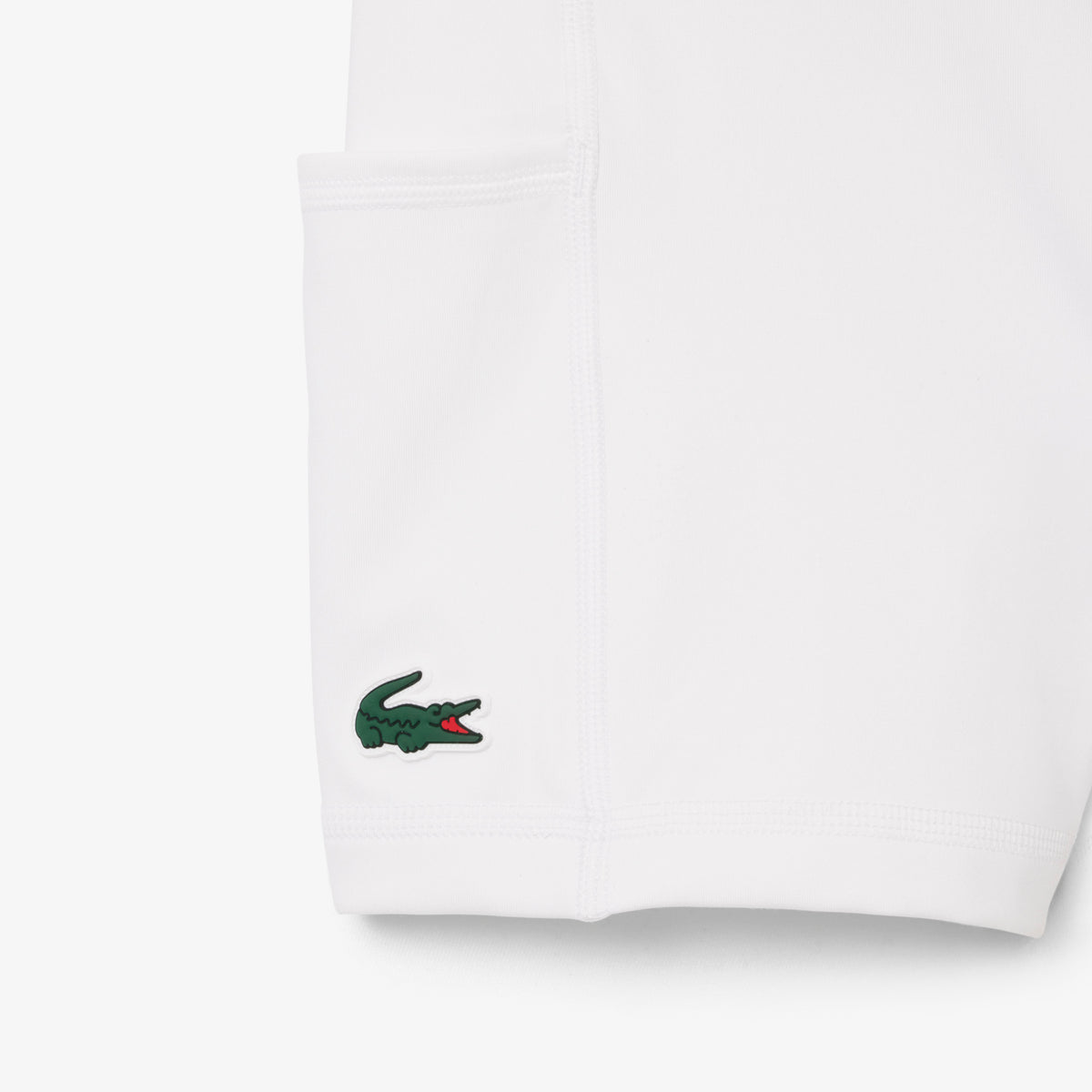 Lacoste Sport Kadın Slim Fit Kolsuz Polo Yaka Beyaz Elbise