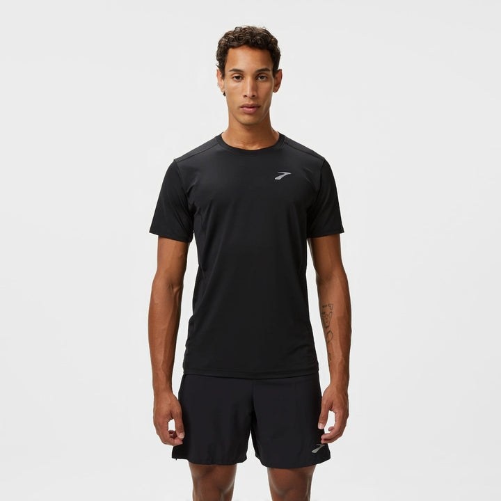 Brooks Atmosphere Sleeve 3.0 Erkek Siyah Koşu T-shirt