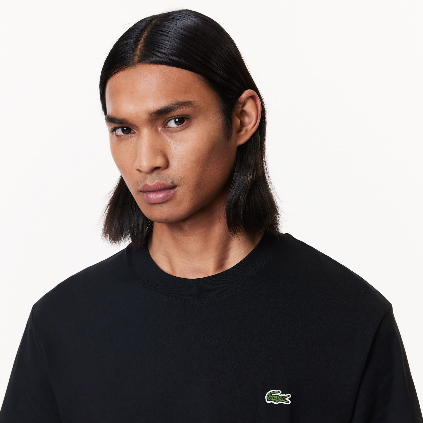 Lacoste Classic Fit Erkek Siyah T-shirt