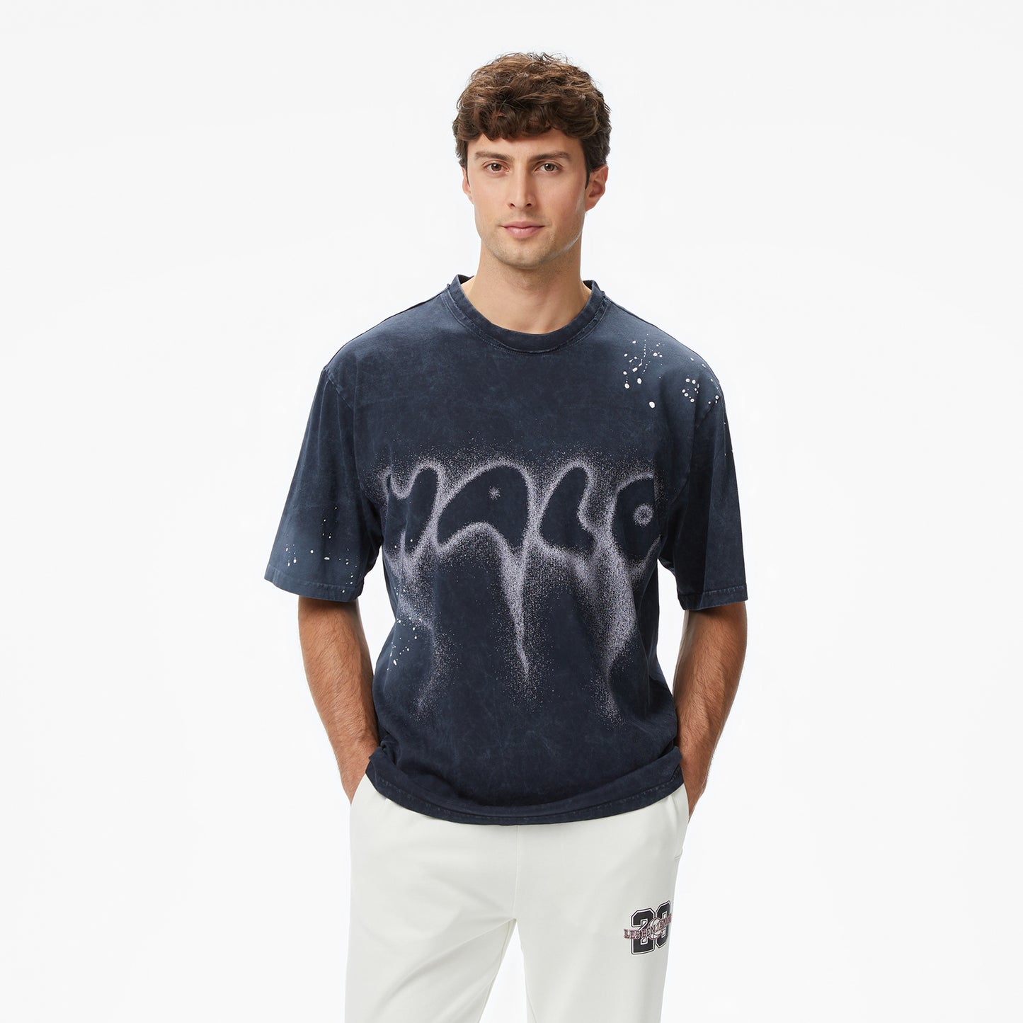 Les Benjamins Essentials 302 Erkek Mavi T-shirt
