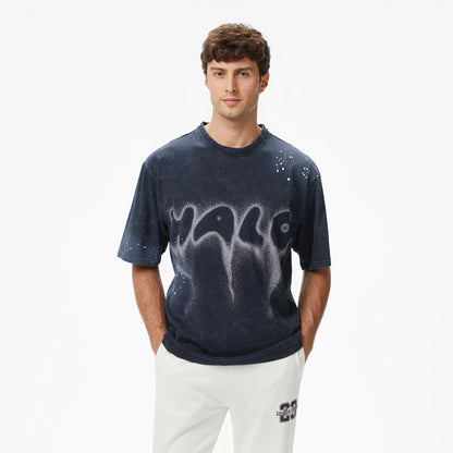 Les Benjamins Essentials 302 Erkek Mavi T-shirt