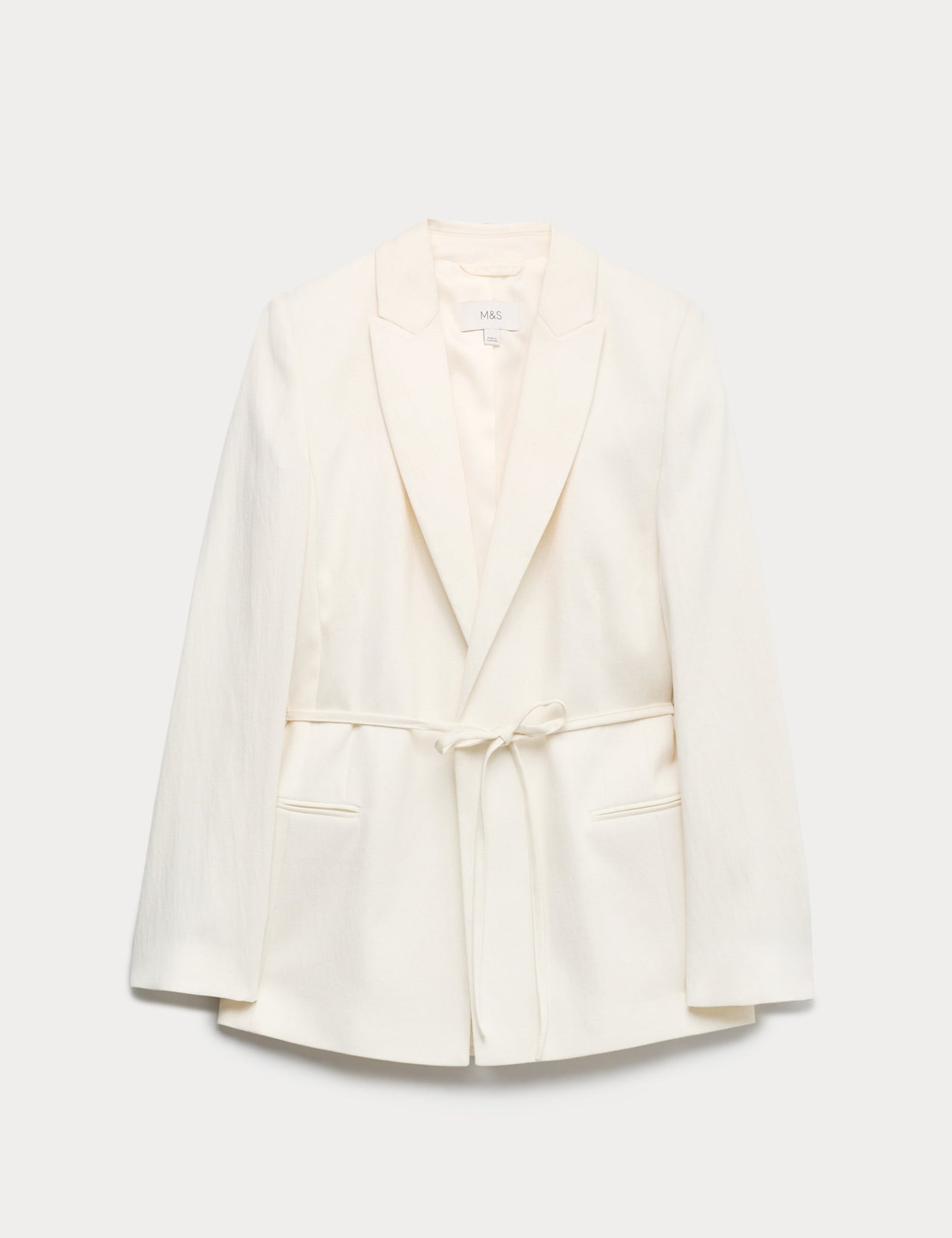 Keten Karışımlı Blazer Ceket