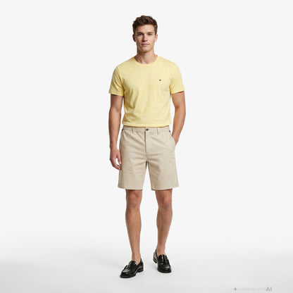 Tommy Hilfiger Core Essentials Erkek Sarı T-shirt