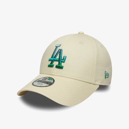 New Era La Dodgers Mlb Metallic Çocuk Krem Şapka