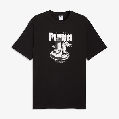 Puma Graphic Erkek Siyah T-shirt