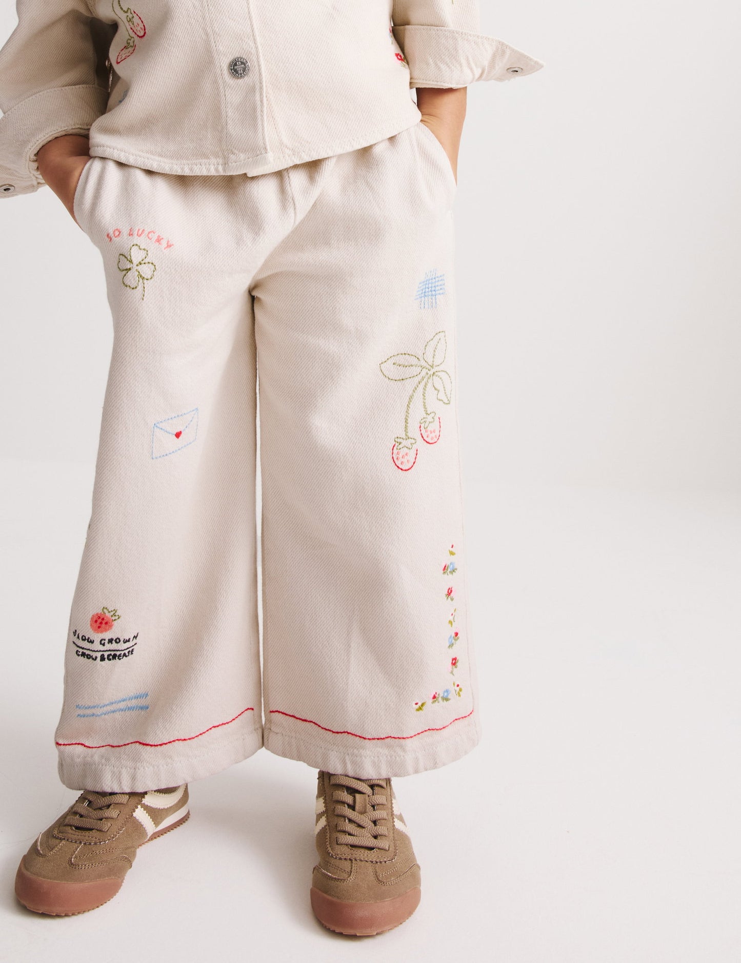 Denim Nakışlı Çocuk Jean (1-8 Yaş)
