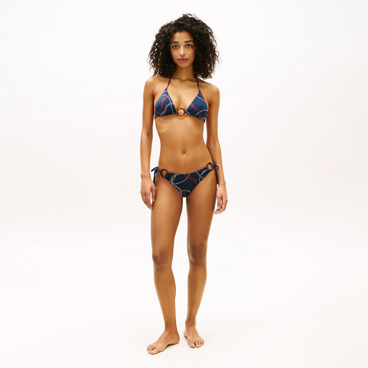Tommy Hilfiger Elevated Kadın Lacivert Bikini Üstü