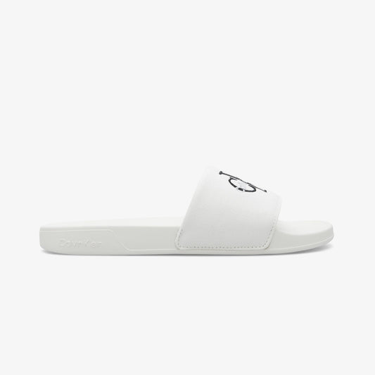 Calvin Klein Slide Erkek Beyaz Terlik