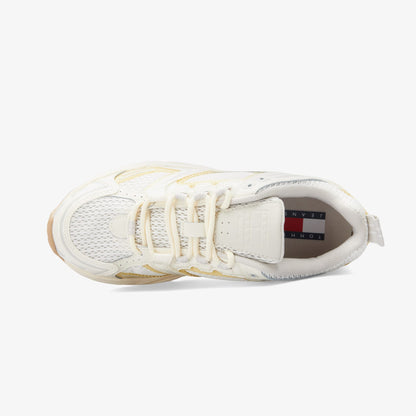 Tommy Hilfiger Fine Cleat Archive Runner Kadın Beyaz Spor Ayakkabı