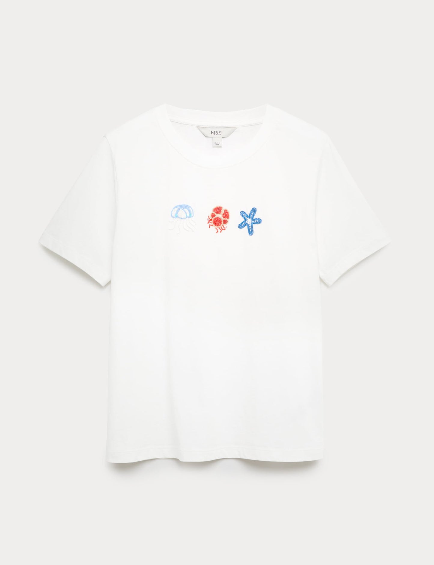 Pamuklu Boncuklu T-shirt