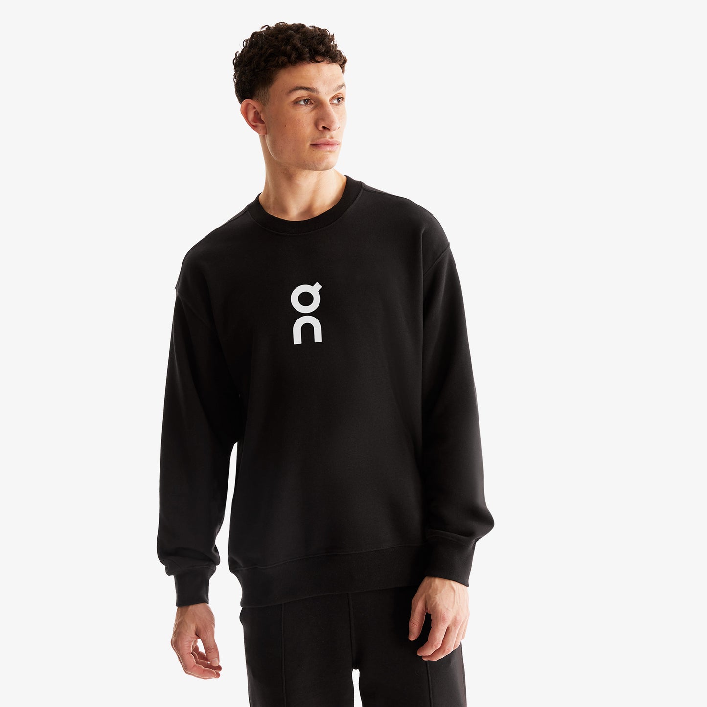 On Club Crew Erkek Siyah Sweatshirt