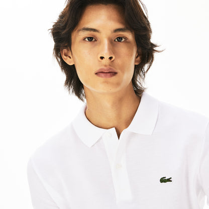 Lacoste Erkek Slim Fit Uzun Kollu Beyaz Polo