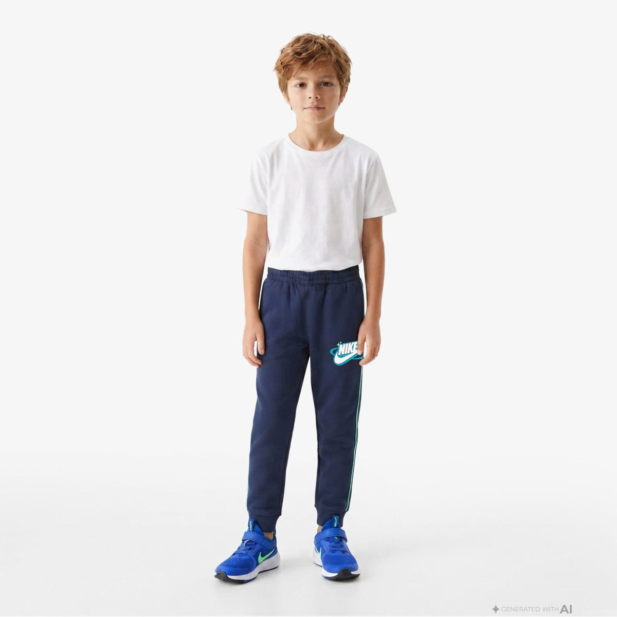 Nike Sportswear Brand Ambass Fleece Çocuk Lacivert Eşofman Altı