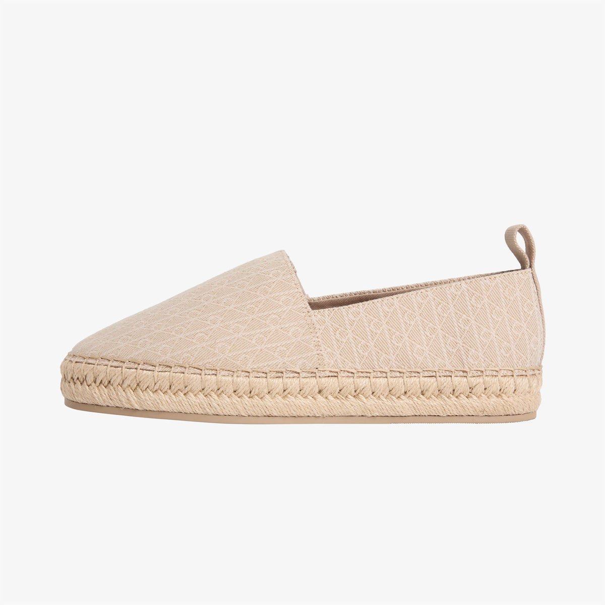 Calvin Klein Oblique Kadın Bej Espadril