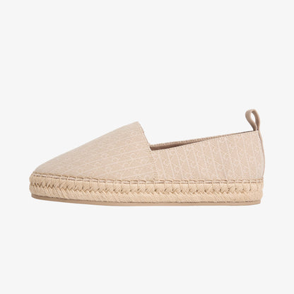 Calvin Klein Oblique Kadın Bej Espadril