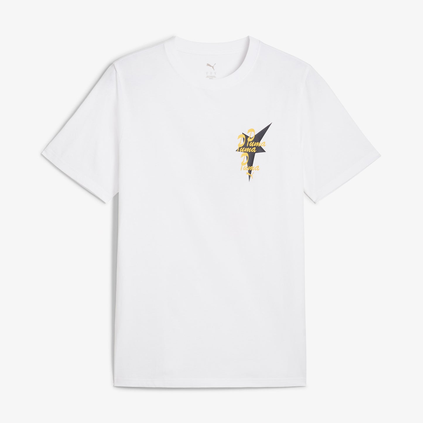 Puma Wardrobe Ess Graphic Erkek Beyaz T-shirt