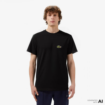 Lacoste Loose Fit Erkek Siyah T-shirt