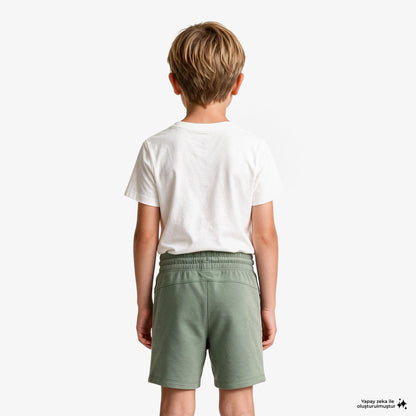 Gap Roket Grafik Baskılı Çocuk Beyaz T-shirt