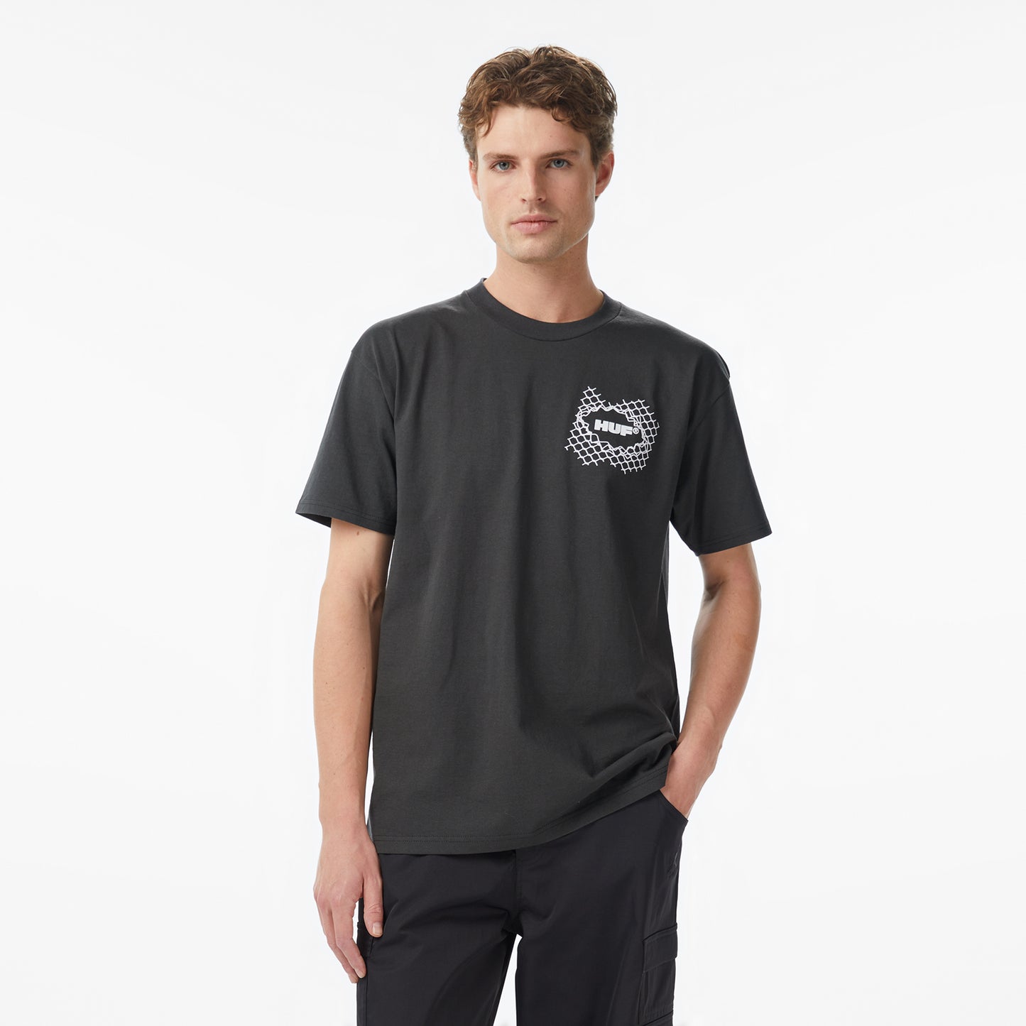 Huf 4 The Dawgs Erkek Siyah T-shirt