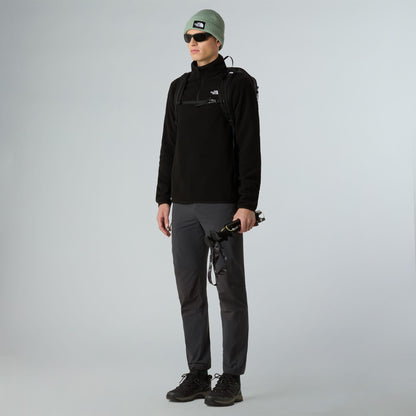 The North Face Glacier Fleece Erkek Fermuarlı Siyah Polar Üst