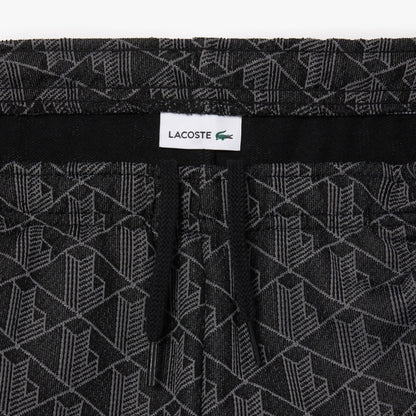 Lacoste Çocuk Monogram Siyah Eşofman Altı