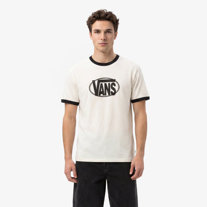 Vans Center Chest Ringer Erkek Beyaz T-shirt