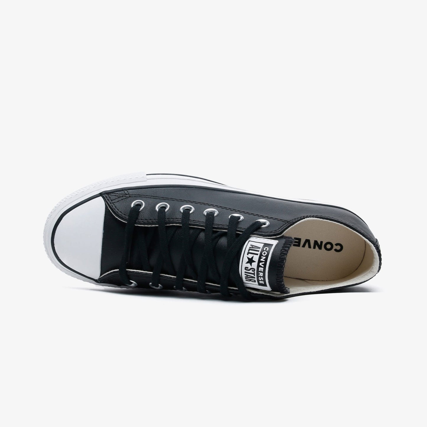 Converse Chuck Taylor All Star Leather Platform Kadın Siyah Sneaker