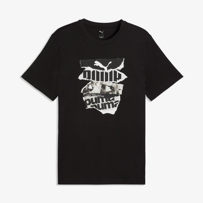 Puma Graphic Erkek Siyah T-shirt