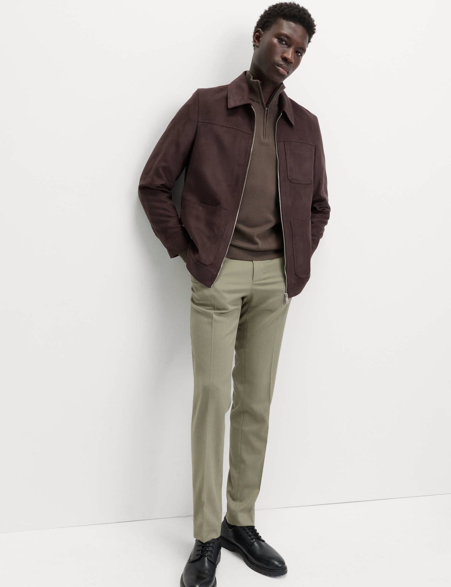 Slim Fit Twill Pantolon