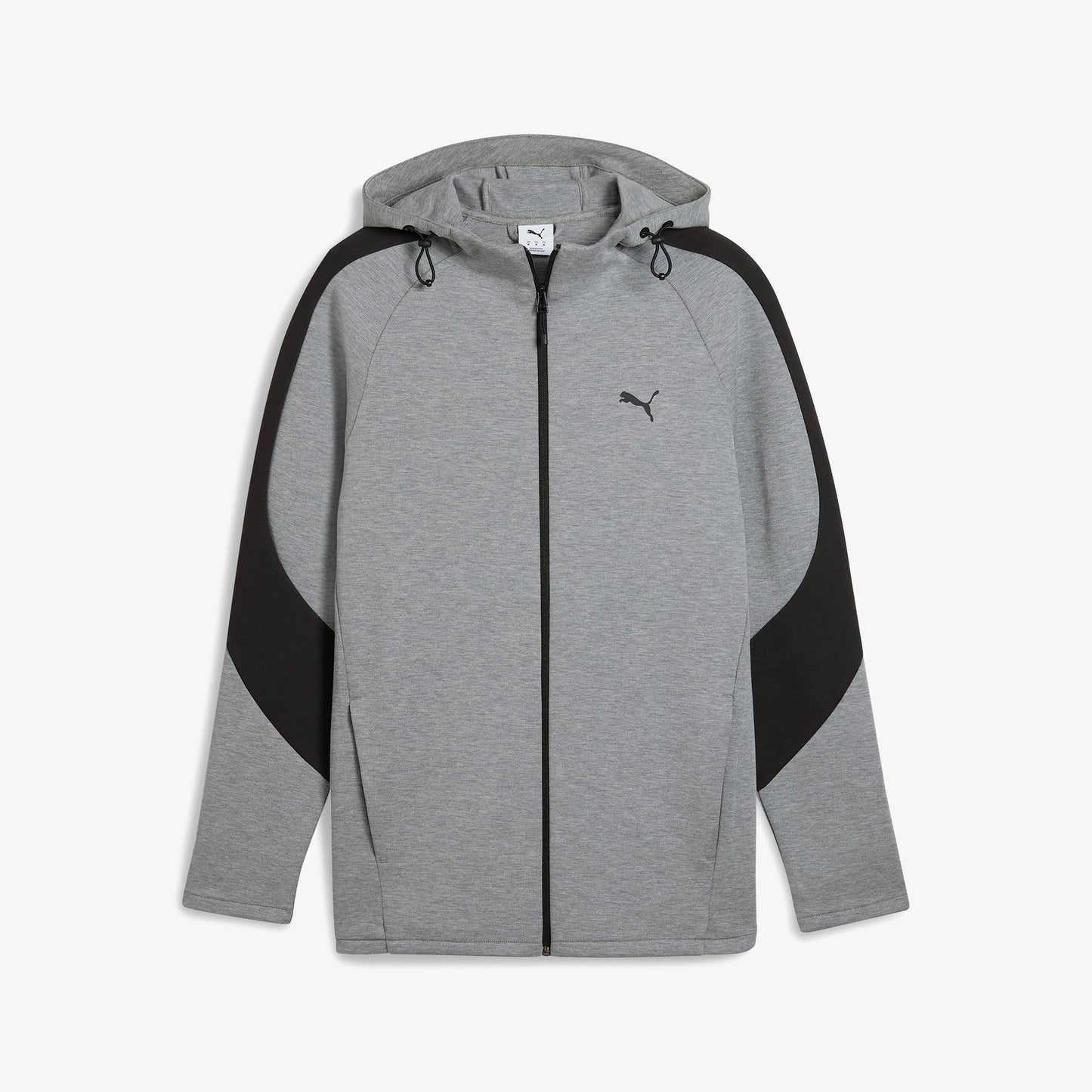 Puma Evostripe Core Fz Erkek Gri Sweatshirt