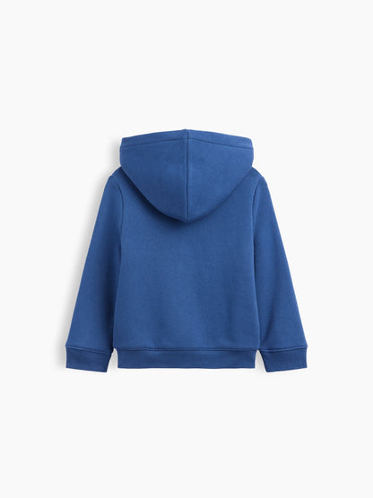 Açık Yeşil Sherpa Astarlı Logo Fermuarlı Sweatshirt