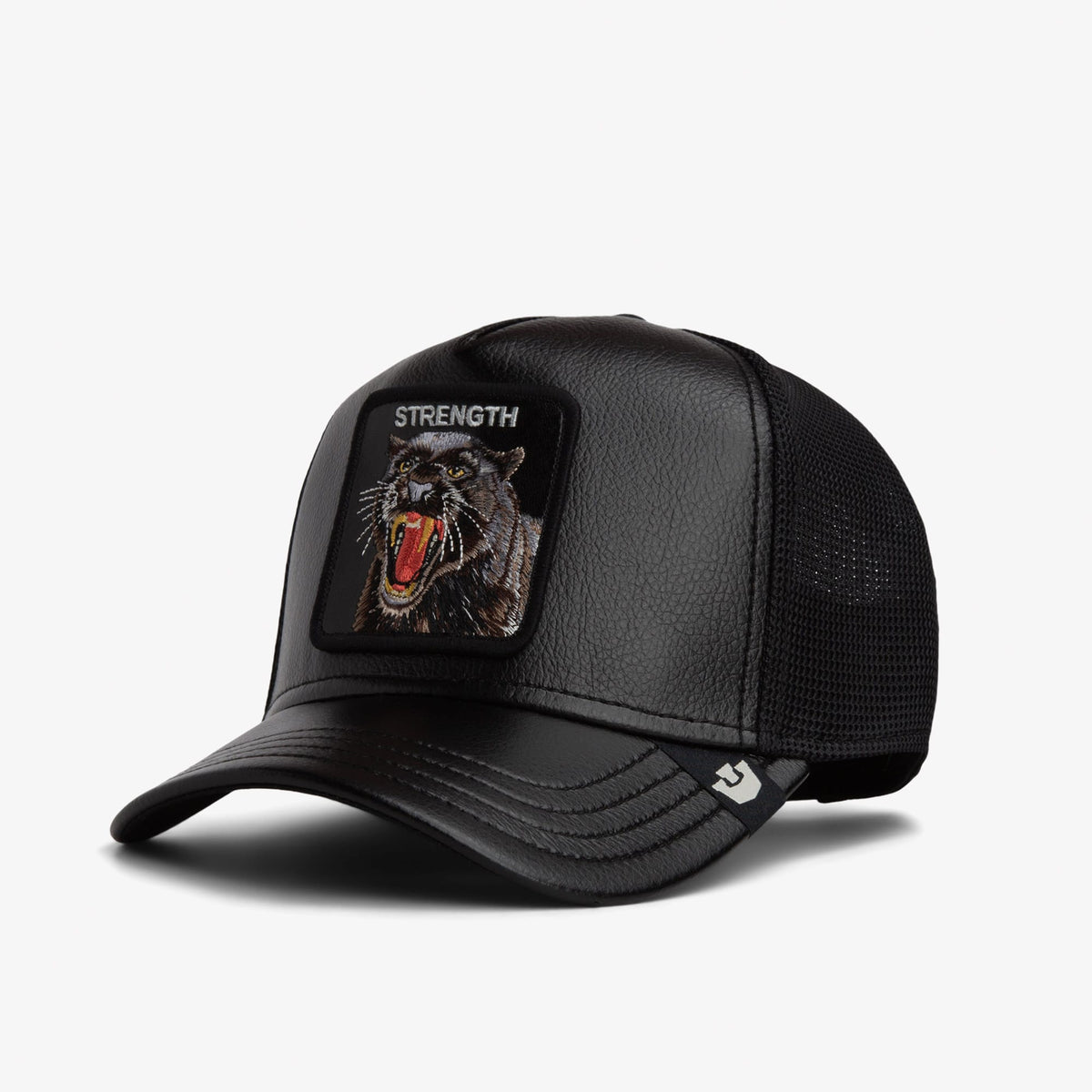 Goorin Bros Faux Leather Panther Unisex Siyah Şapka