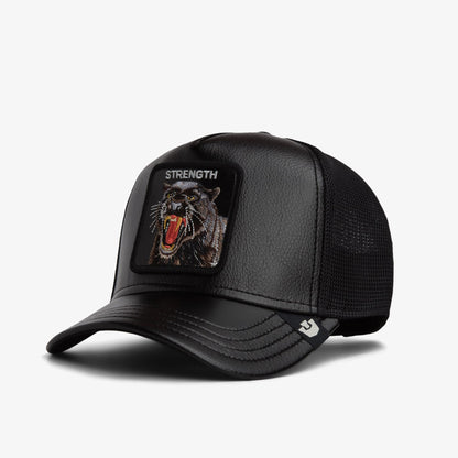 Goorin Bros Faux Leather Panther Unisex Siyah Şapka