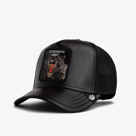 Goorin Bros Faux Leather Panther Unisex Siyah Şapka