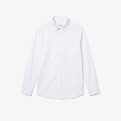 Lacoste Slim Fit Erkek Beyaz Gömlek