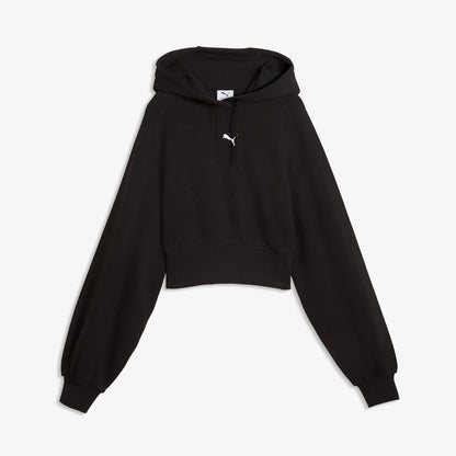 Puma Essential Cropped Kadın Siyah Sweatshirt