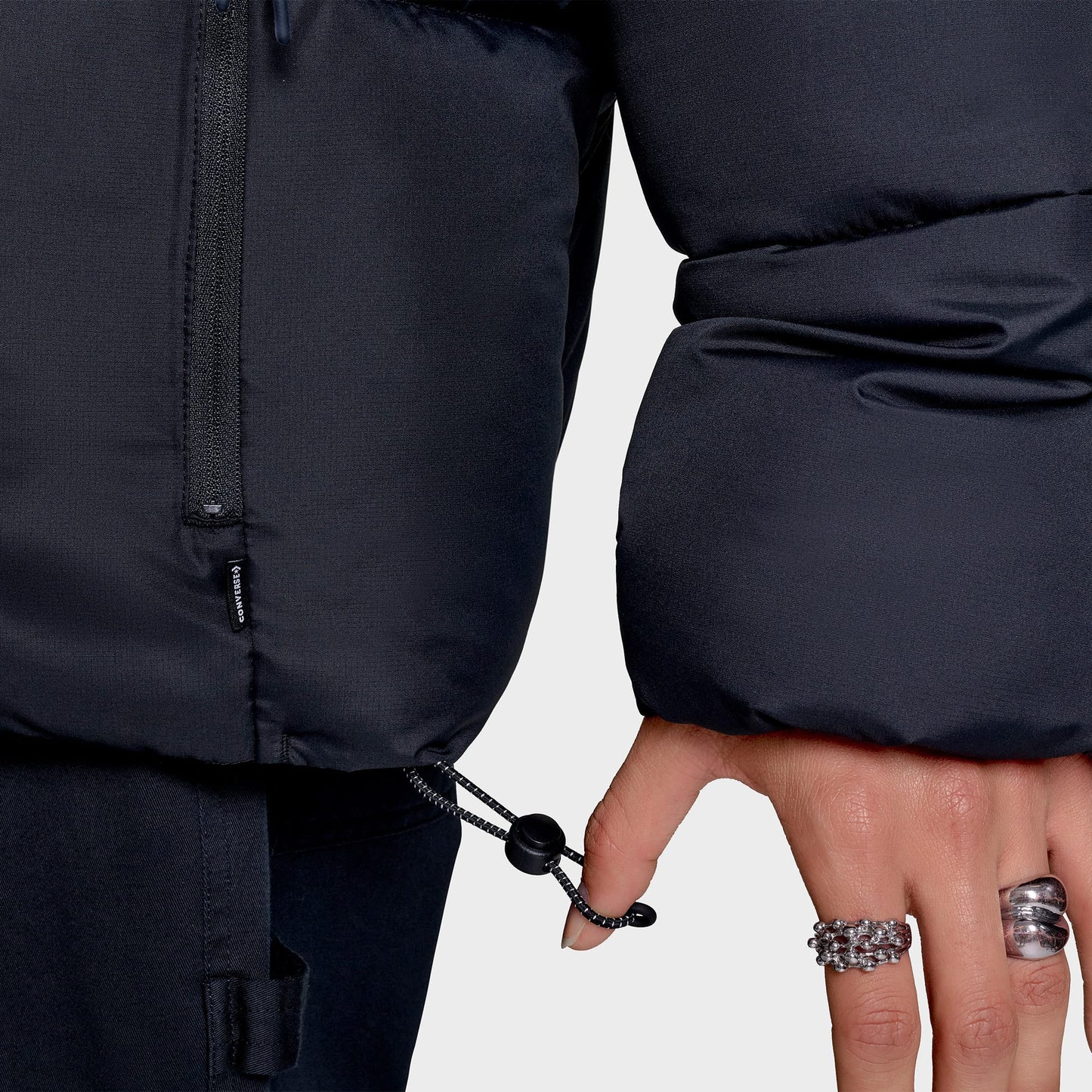 Converse Supper Puffer 2.0 Erkek Siyah Ceket