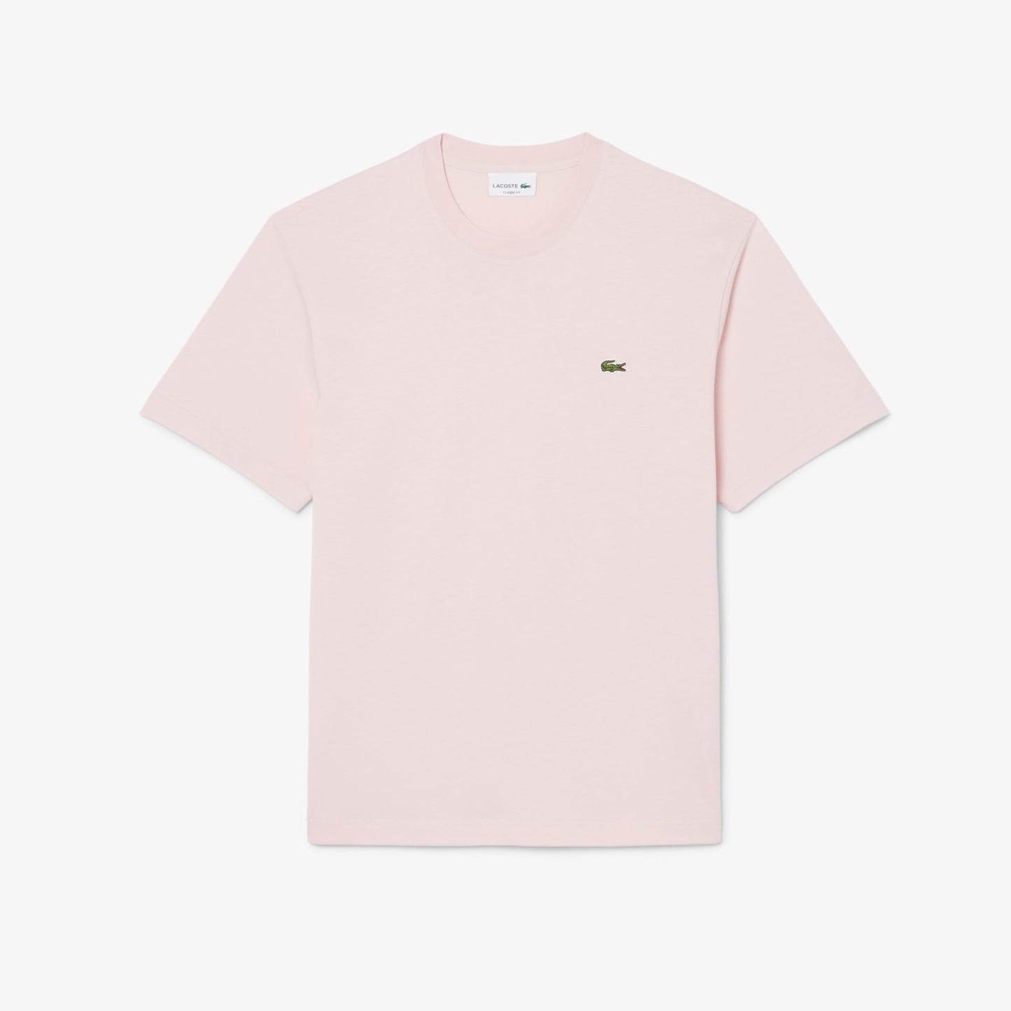 Lacoste Erkek Classic Fit Bisiklet Yaka Pembe T-shirt