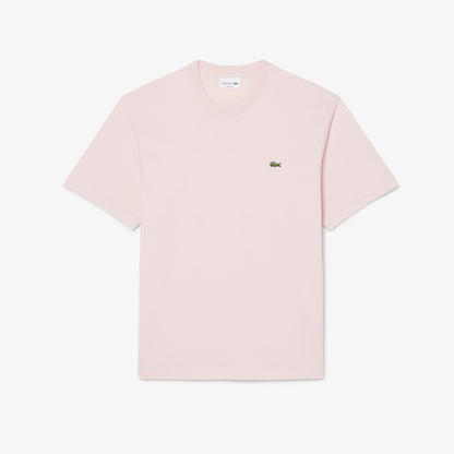 Lacoste Erkek Classic Fit Bisiklet Yaka Pembe T-shirt