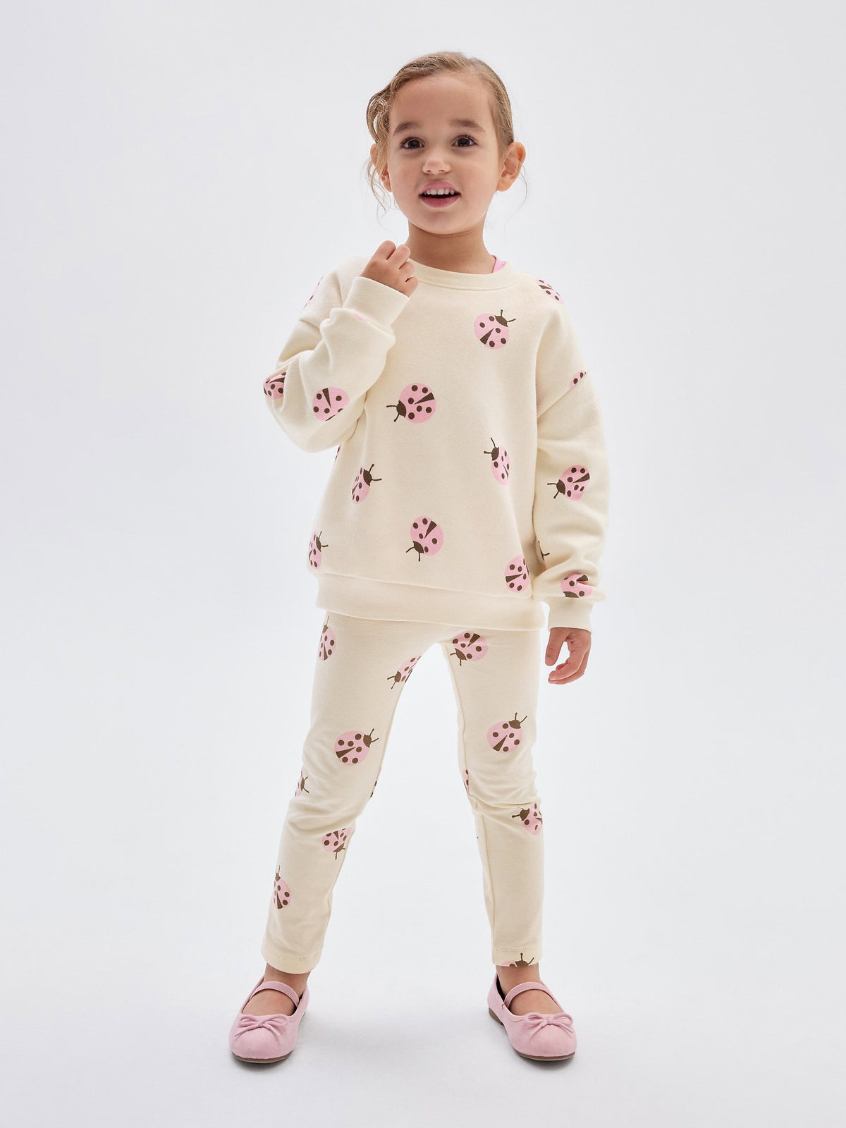 Kırık Beyaz Babygap Pull-on Stretch Jersey Taytları