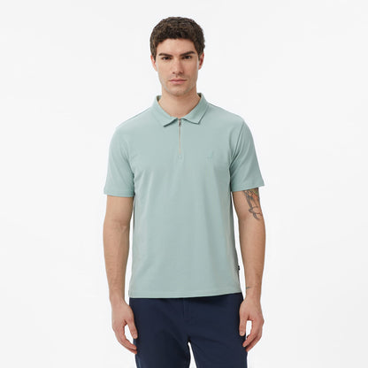 Nautica Erkek Yeşil Regular Fit Polo Yaka T-shirt