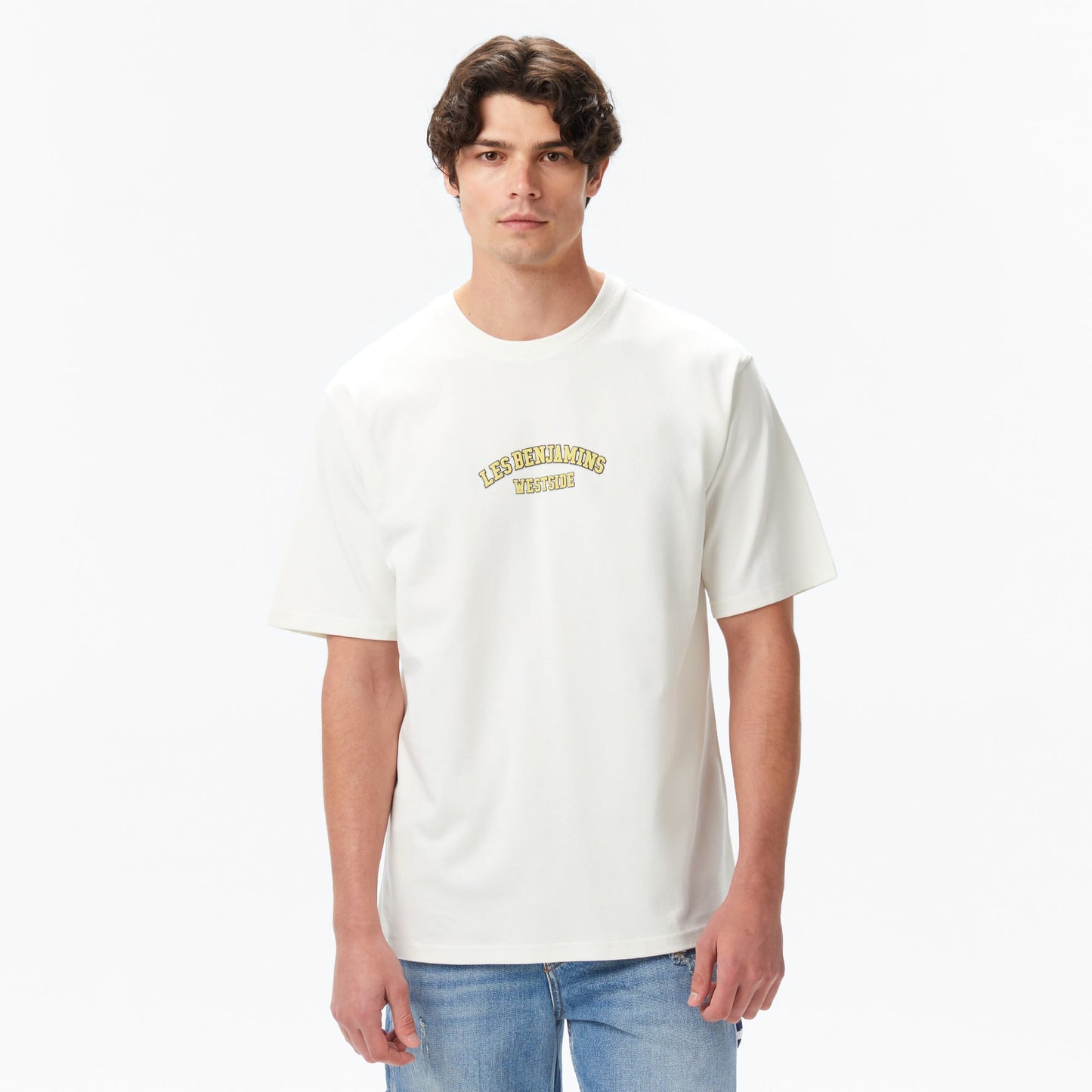 Les Benjamins Erkek Beyaz T-shirt