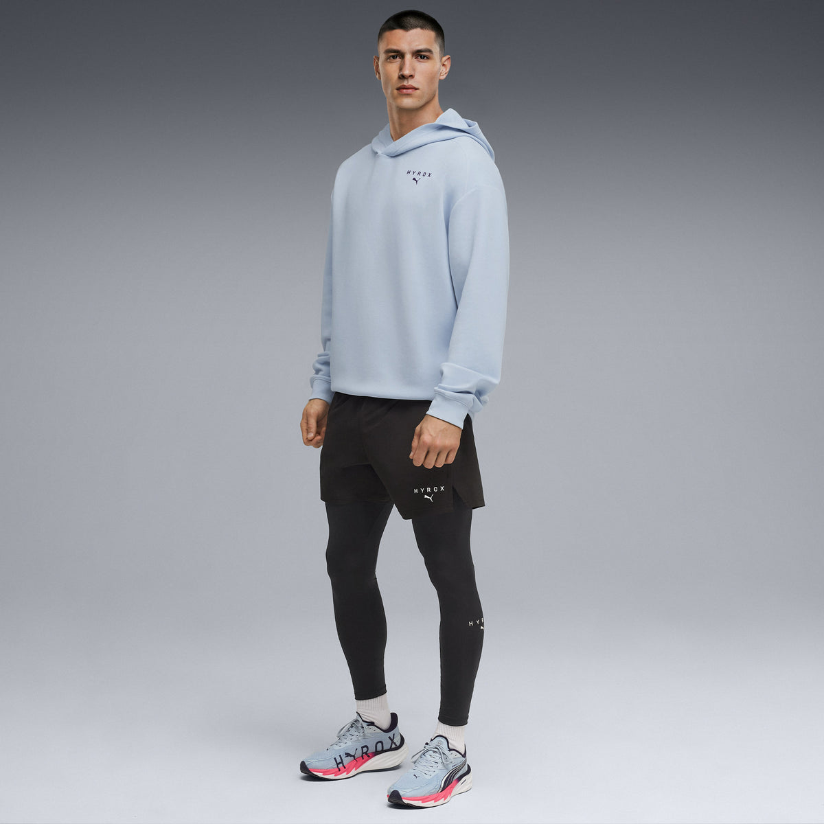 Puma X Hyrox Cldspun Erkek Beyaz Antrenman Sweatshirt
