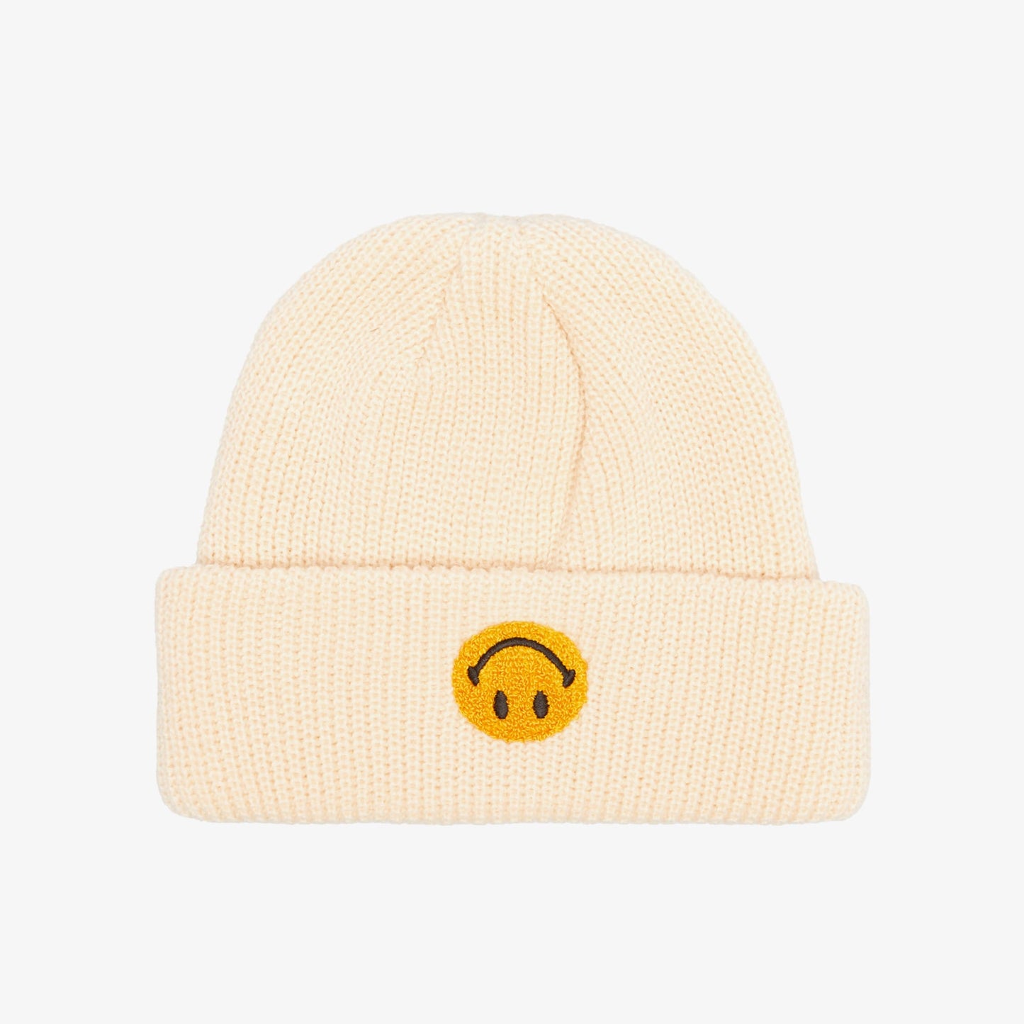 Market Smiley Upside Down Beanie Erkek Krem Bere