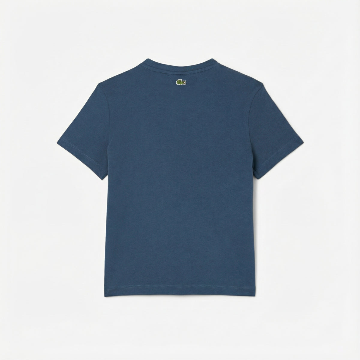 Lacoste Çocuk Bisiklet Yaka Baskılı Lacivert T-shirt