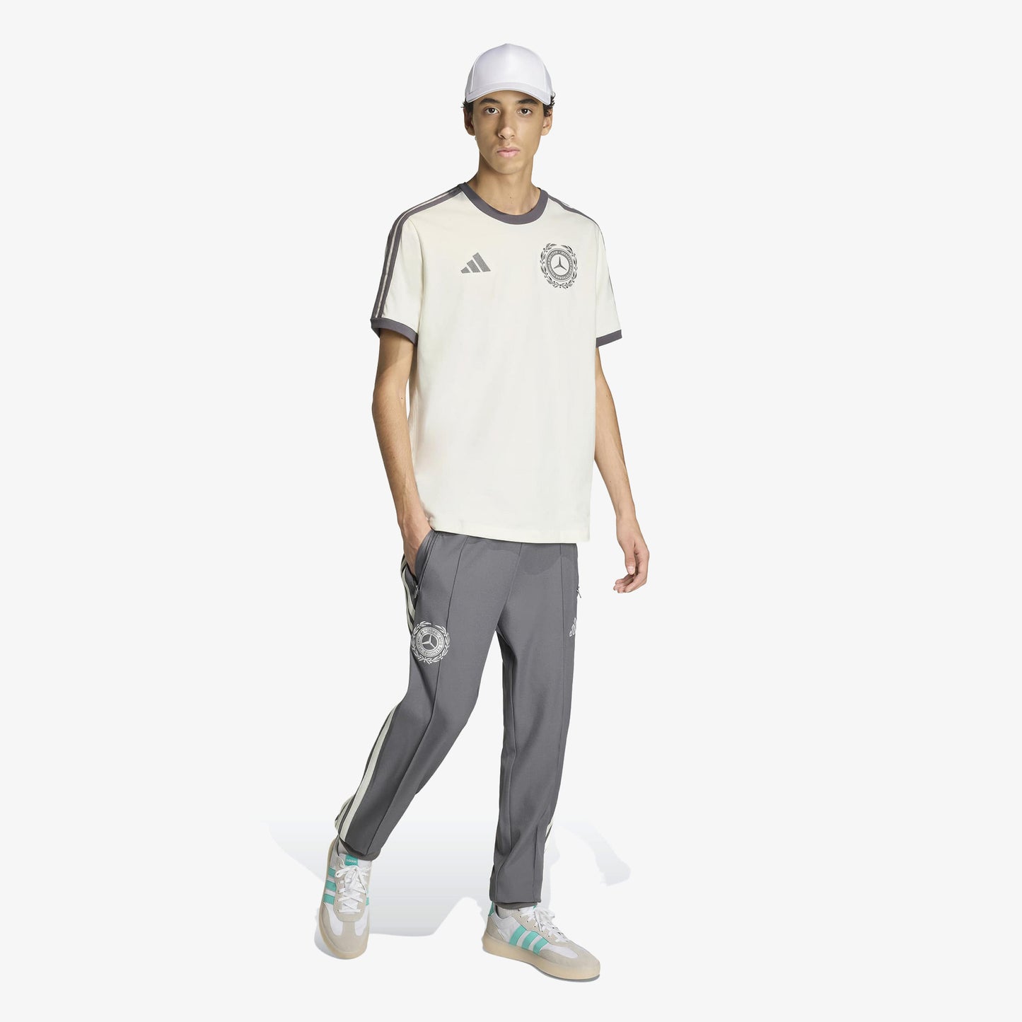 Adidas Mercedes Amg Petronnas Erkek Beyaz T-shirt